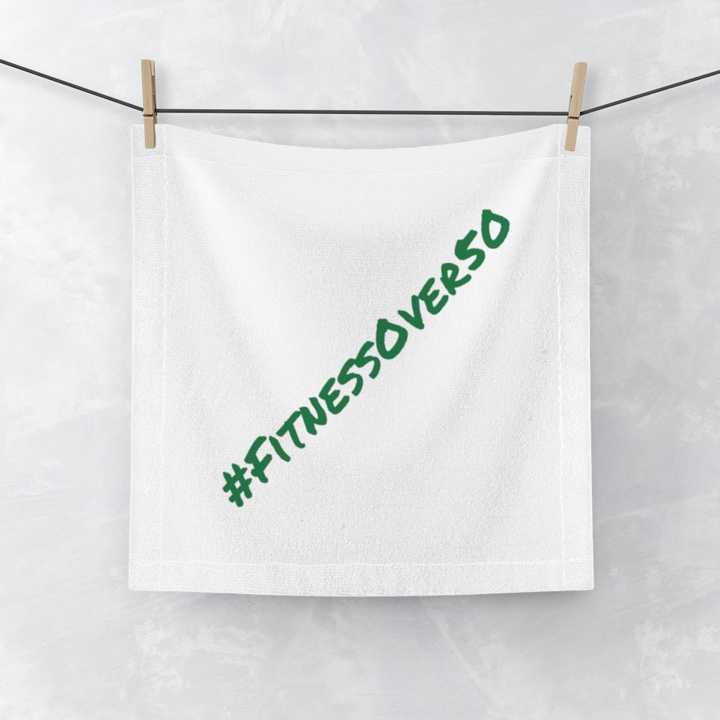 Green Lettered Gym Towel