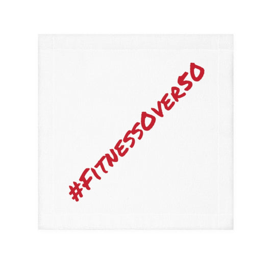 Red Lettered Gym Towel