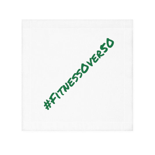 Green Lettered Gym Towel